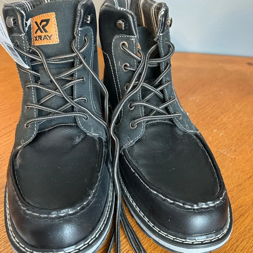 XRay Bevyn Men's Black Leather Boots New size 13